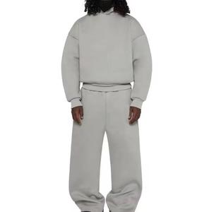 ชุดวอร์มผ้าคอตตอนผ้าฟลีซสำหรับผู้ชายชุดวอร์มโอเวอร์ไซส์ผ้า100% พิมพ์ลายออกแบบได้ตามต้องการจากโรงงาน - Product Image 1