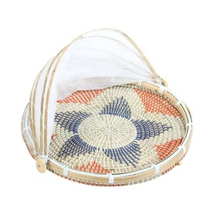 Best Selling High Quality Coiled Seagrass Tray String <b>Woven</b> Seagrass Serving Trays for Laundry Storage - Product Image 5