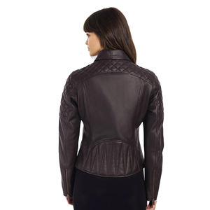 Chaqueta de piel auténtica personalizada para Mujer | Ropa de abrigo elegante para Mujer | Abrigo de moda ajustado | OEM ODM Proveedor al por mayor - Product Image 1