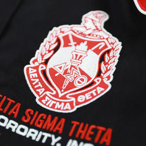 Chaqueta Bomber de satén de invierno informal para hombre, decoración de botones de poliéster, chaqueta atlética bordada de tela satinada, diseños personalizados - Product Image 5