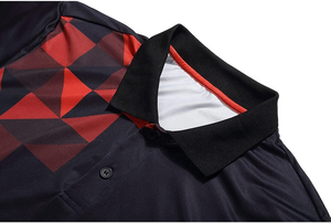 Polo Camiseta Hombre Manga corta Poliéster Ropa deportiva Tops Polo de secado rápido Hombres Ropa de entrenamiento para correr al aire libre - Product Image 4