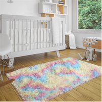 Alfombra de Diseño Contemporáneo para el Hogar, Alfombra Geométrica Personalizada, Alfombra de Pelo Largo de 5-6 mm, Alfombra de Lana de Seda, Alfombra de Pelo Largo de 10 mm de Grosor, Diseño Moderno