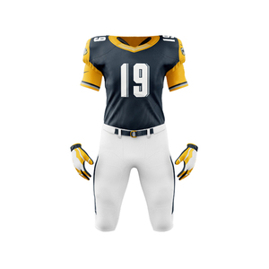 Uniformes de fútbol americano de poliéster de tamaño XL de alta calidad, camisetas impresas con patrón de número único personalizado, camisetas deportivas para jóvenes adultos - Product Image 6