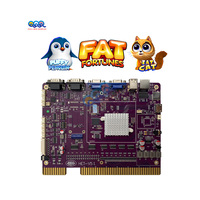 Fat Fortuner 2 in 1 papan permainan layar tunggal pratinjau versi 330 papan permainan PCB untuk permainan keterampilan
