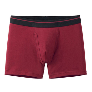 2025 nouveauté hommes haute qualité classique solide coton Stretch slips Boxer Shorts sous-vêtements respirants - Product Image 4