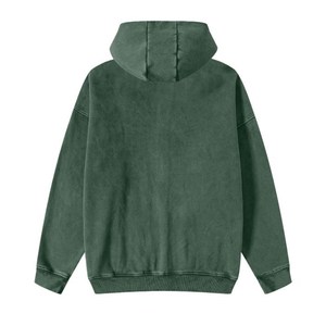 New Zipper up Style Slim Fit 100% Cotton Fleece <b>Pullover</b> <b>Men</b> Acid Wash Hoodies Private Logo Breathable Wholesale Thermal for <b>Men</b> - Product Image 4