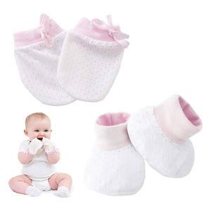 Nouveau design personnalisé de mitaines pour nouveau-né mitaines en coton anti-rayures ensemble de mitaines unisexes pour bébé au prix le plus bas - Product Image 6
