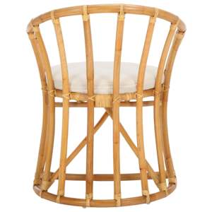 Silla Tradicional de Ratán Aleesha con Cojín, Muebles para Comedor y Sala de Estar al Aire Libre, Decoración Hecha a Mano para el Hogar - Product Image 3