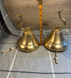 Increíble sonido fuerte y nítido | Campana rústica para colgar en la pared-Juego de 2 campanas vendedoras de pared náutica decoración Vintage ancla Han - Product Image 2