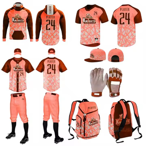 Maqueta Gratuita Personalizada, Impresión de Camisetas de Fútbol, Camisetas de Béisbol, Uniformes de Béisbol, Logotipo Personalizado, Servicio OEM de Uniformes - Product Image 1