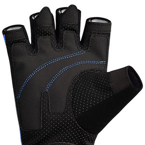 Fitness entrenamiento ejercicio entrenamiento levantamiento de pesas guantes de alta calidad levantamiento de pesas Fitness medio dedo deportes gimnasio guantes - Product Image 6