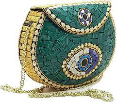 Bolso de Mano de Lujo con Mosaico para Mujeres Elegantes, Bolso de Mano con Mosaico para Bodas, Fiestas y Eventos, Bolso de Mano para Ocasiones Elegantes - Product Image 5