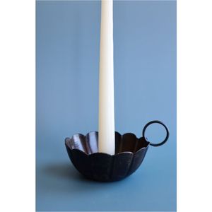 Porte-bougie botanique en laiton antique, artisanal, en métal, en forme de feuille, support pour bougie chauffe-plat, candélabre décoratif de luxe - Product Image 5