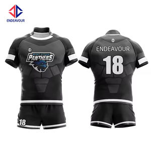 Vente en gros de maillot de rugby à sublimation personnalisé de Chine maillot imprimé respirant de grande taille au design fidjien - Product Image 3