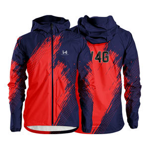 Veste coupe-vent décontractée à capuche unisexe, imperméable, écologique, séchage rapide, légère, veste d'extérieur respirante - Product Image 6