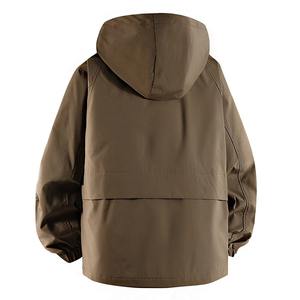 Vestes de pluie à capuche de qualité supérieure Fabricant OEM de vestes de neige d'hiver coupe-vent Vente en gros Veste softshell à séchage rapide pour hommes - Product Image 3