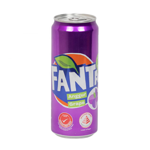 Venta al por mayor Proveedor's Fanta Grape 320ml Refresco con sabor a uva seca Ingredientes Agua Azúcar Sabor - Product Image 1