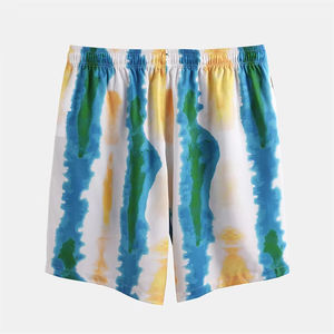 Nueva ropa de playa Hawaiana para hombres, conjunto de camisa y pantalones cortos transpirables con estampado personalizado, estilo callejero para el verano - Product Image 5