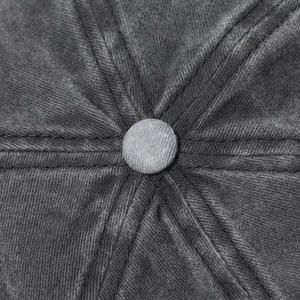 Gorras de malla de 5 paneles con logotipo de parche de silicona personalizado para hombres/mujeres gorra de béisbol con estampado de tela impermeable con ala curva - Product Image 6