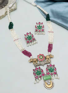 New Arrival Luxury Trendy Sidhhii Necklace <b>Set</b> Fashion Jewelry from <b>Indian</b> Supplier at Price - Product Image 2