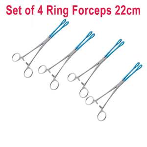 Ce Aprobado La mejor calidad 4 piezas 22cm Fórceps quirúrgicos de alta calidad Anillo Base de instrumentos quirúrgicos - Product Image 4