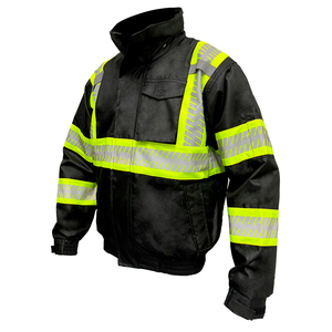 Chaqueta de Seguridad Reflectante Negra de Invierno, Diseño Personalizado, Uniforme Táctico de Seguridad Reflectante para Hombre, Gran Venta - Product Image 6
