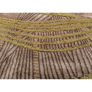 พรมไหมไผ่ถักมือสีเบจน้ำตาลลายแอ็บสแตรกต์ รุ่น Aibz-1011 สำหรับห้องนั่งเล่นและทางเดิน รูปทรงสี่เหลี่ยมผืนผ้า เหมาะสำหรับวัยรุ่น - Product Image 3