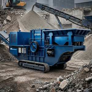 Concasseur <span class=keywords><strong>à</strong></span> marteaux mobile sur chenilles 100 TPH avec contrôle PLC et engrenages et roulements robustes pour le concassage du calcaire et du béton - Product Image 4