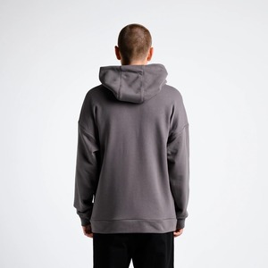 เสื้อฮู้ดแฟชั่นโอเวอร์ไซส์สำหรับผู้ชายทรงโอเวอร์ไซส์ผ้าฟลีซนุ่มใส่สบายปรับแต่งโลโก้ได้ - Product Image 2