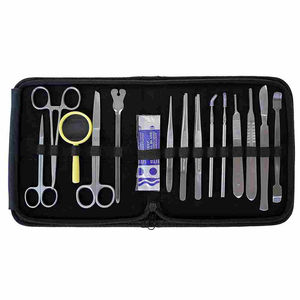 Kit de disección manual de acero inoxidable con diseño OEM y logotipo personalizado fórceps de anatomía biológica a precios de fábrica con personalización - Product Image 1