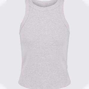 เสื้อกล้ามผ้าคอตตอน100% ระบายอากาศเป็นมิตรกับสิ่งแวดล้อมสำหรับผู้หญิงเสื้อกล้ามถักแบบลำลองฤดูร้อนออกแบบได้ตามที่ต้องการ - Product Image 6