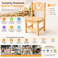 Chaise empilable en bois courbé pour enfants, mobilier d'étude, équipement de garderie de qualité commerciale, mobilier de maternelle, mobilier de salle de classe préscolaire