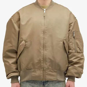 Blouson d'aviateur matelassé Streetwear avec poignets côtelés blouson d'aviateur léger et décontracté pour hommes meilleure qualité et meilleur prix - Product Image 6