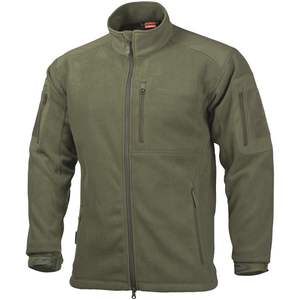 Veste Softshell tactique imperméable d'hiver à capuche pour la randonnée en plein air, doublée en polaire, coupe-vent, fermeture éclair, col montant - Product Image 3