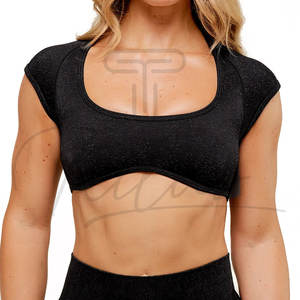 T-shirt court à manches longues pour femme, motif estival, coupe formelle, séchage rapide, respirant, écologique, personnalisable, idéal pour l'entraînement – Nouveauté très prisée - Product Image 1