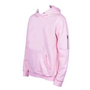 เสื้อฮู้ดดี้แบบสวมหัวผู้ชาย/ผู้หญิง ผ้าฟลีซ ทรงโอเวอร์ไซส์ มีกระเป๋า - Product Image 5