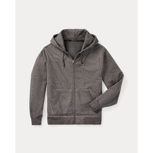 Haute qualité français éponge lourd surdimensionné unisexe fermeture éclair à capuche hommes sweats à capuche personnalisés basiques coton mélangé sweats à capuche - Product Image 2