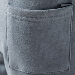 Short d'été unisexe grande taille personnalisé 100% toile de coton respirant séchage rapide fermeture à la taille élastique solide style High Street - Product Image 2