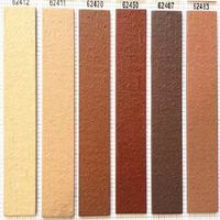 MCM Tuiles de briques fendues flexibles modernes de 3mm, revêtement de façade rouge/gris texturé et résistant à l'usure pour hôtel, école, villa, mur extérieur