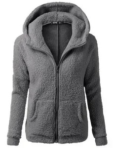Chaqueta Cálida de Otoño Invierno para Mujer, Sudadera con Capucha, Informal, 2025, Sudadera con Capucha para Mujer, Chaqueta con Cremallera, Abrigo de Forro Polar Suave - Product Image 4