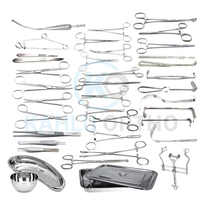 Ensemble d'instruments chirurgicaux de 38 pièces, nouvel arrivage d'instruments de chirurgie générale de base par KAHLU ORTHOPEDIC - Product Image 1
