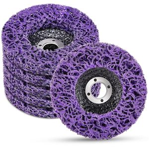 Disco de tira de polietileno de 100/115/125mm, rueda abrasiva, rueda removedora de pintura, disco de aleta de tira de limpieza negra - Product Image 1