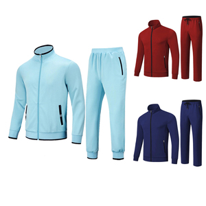 Vêtements de sport de haute qualité à fermeture éclair intégrale Homme Logo personnalisé Ensemble de survêtement pour hommes Tenue de sport pour hommes Survêtement pour hommes - Product Image 5