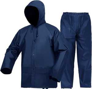 Traje de lluvia impermeable unisex Equipo de lluvia protector ultraligero y ropa de trabajo para hombres y mujeres - Product Image 1