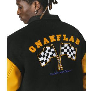 เสื้อแจ็คเก็ตวาร์ซิตี้แบบกำหนดเองสำหรับผู้ชาย เสื้อแจ็คเก็ตเบสบอลแบบ Letterman ของมหาวิทยาลัย เสื้อผ้าผู้ชาย ผู้ผลิตเสื้อแจ็คเก็ตวาร์ซิตี้ - Product Image 2