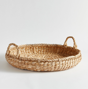 Rectangular Trays with Handle | Rattan Serving Tray, Handwoven Food Tray for Home Hotel Restaurant Villas Feature Eco-friendly - Product Image 2