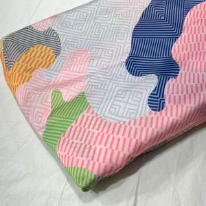 Tissus indiens personnalisés à impression de fleurs, broderie numérique noire en coton et polyester pour robes de mariée, sacs, directement du fournisseur - Product Image 5