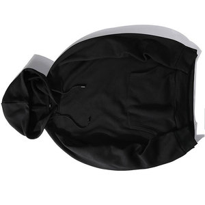 Bloque de color personalizado cortar y coser bordado recortado lavado ácido desgastado peso pesado Rhinestone Zip up Sudadera con capucha - Product Image 5