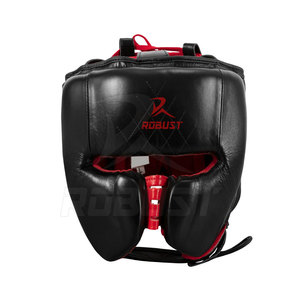 Protector de Cabeza Ajustable de Cuero para Boxeo y Entrenamiento de MMA, Ropa Deportiva Transpirable para Adultos, Nueva Llegada - Product Image 3