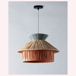Pendentif en tissage intemporel Luminaire élégant 2025 en rotin, jute et jonc de mer pour décor à la maison inspiré de la terre - Product Image 1